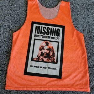 🎉3 for $25🎉 Neon Orange Reversible Jersey Sz. M